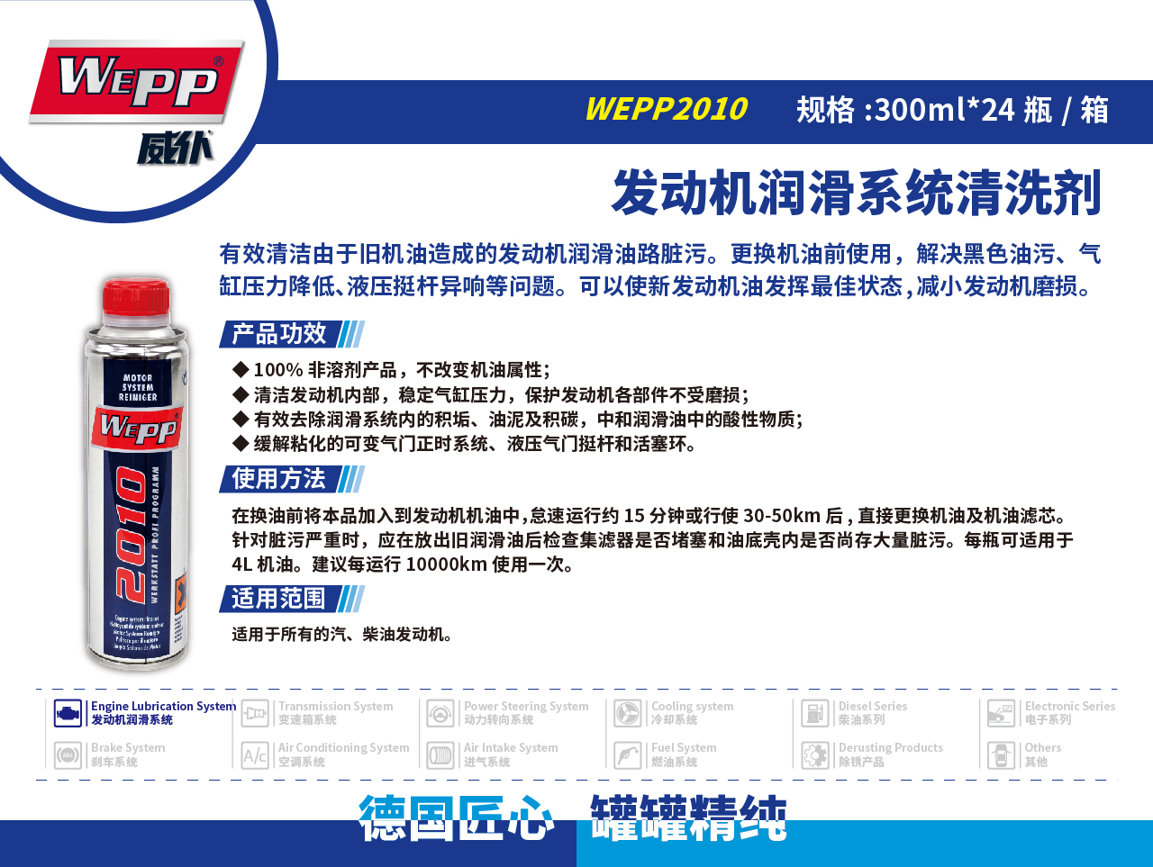 WEPP2010 发动机润滑系统清洗剂(图1)